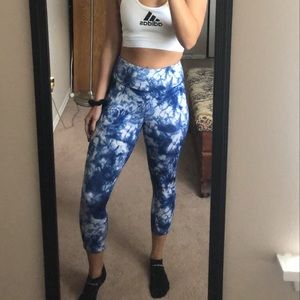 Madden NYC Tie-Dye Cropped Leggings